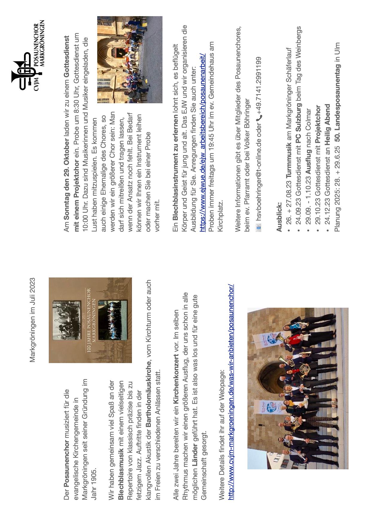 Posaunenchor Flyer 2023 V6.01